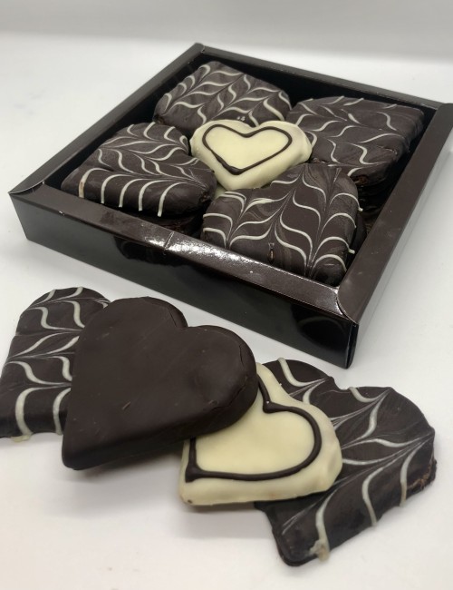 Coeur de spéculos au chocolat